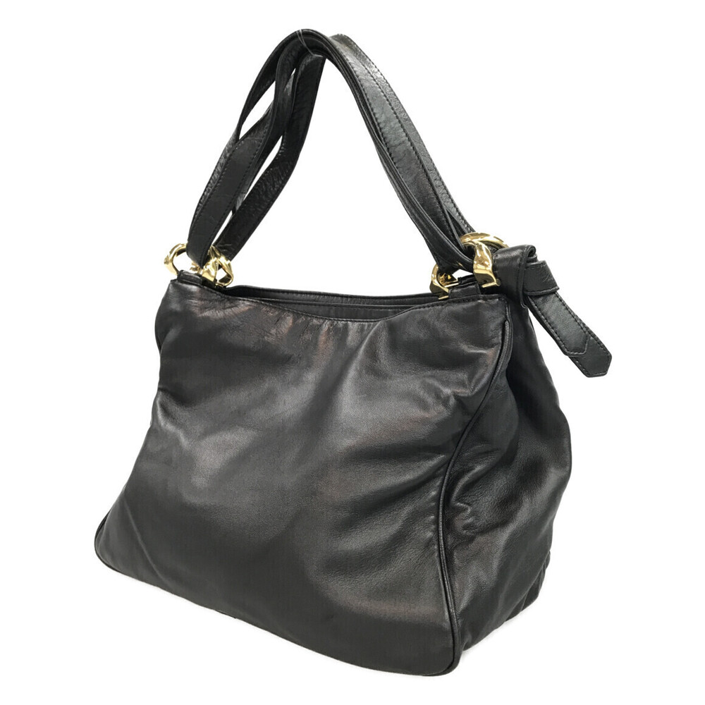 Loewe Black shoulder Anagram Leather bag